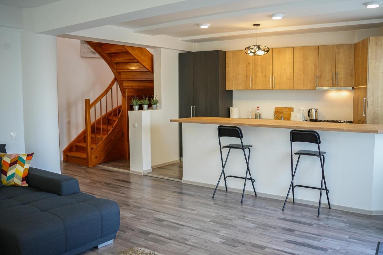 Penthouse With Huge Rooftop & Amazing City View Bukarest Eksteriør billede