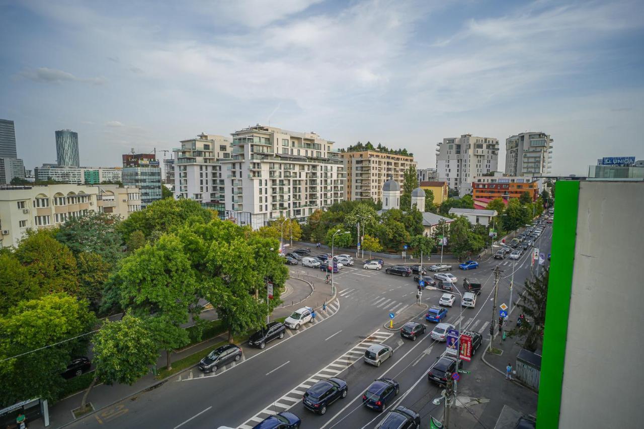 Penthouse With Huge Rooftop & Amazing City View Bukarest Eksteriør billede